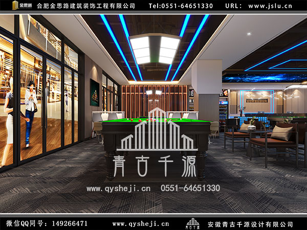 臺(tái)球廳裝修 臺(tái)球廳裝修